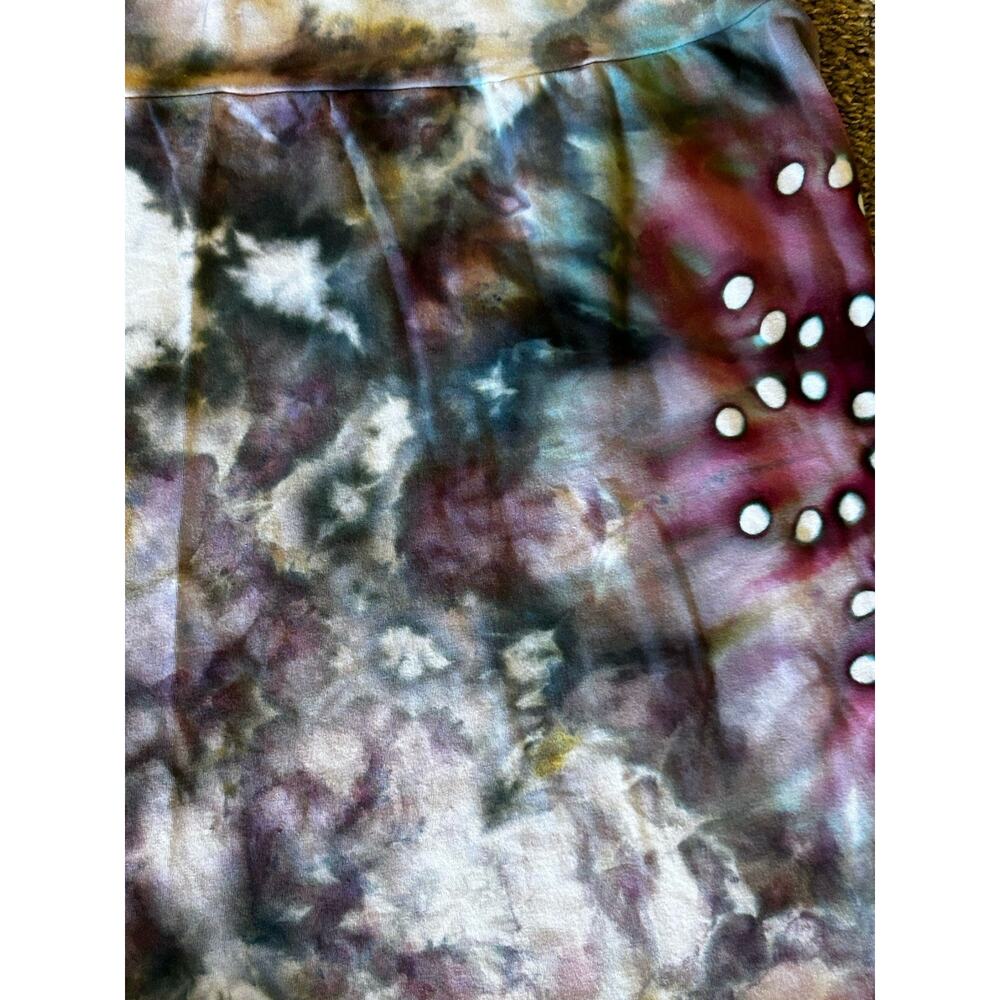 Dharma Trading Co Tie Dye Pencil Skirt XL Wearable Art Boho Stretch - Picture 3 of 6